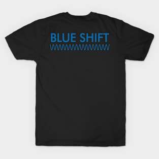 Blue Shift, Red Shift Physics, Astronomy Running Shirt T-Shirt